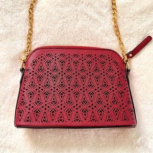 FRANCESCA’S Wine Cross Body Bag